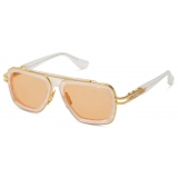 DITA - LXN-Evo Sunglasses - Vortice Bianco - Oro Giallo - DTS403 - Occhiali da Sole - DITA Eyewear