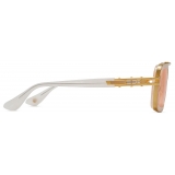 DITA - LXN-Evo Sunglasses - Vortice Bianco - Oro Giallo - DTS403 - Occhiali da Sole - DITA Eyewear