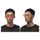 DITA - LXN-Evo Sunglasses - Vortice Bianco - Oro Giallo - DTS403 - Occhiali da Sole - DITA Eyewear