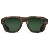 DITA - Magnaleapr Limited Edition Sunglasses - Legname Bruciato Verde - DTS738 - Occhiali da Sole - DITA Eyewear