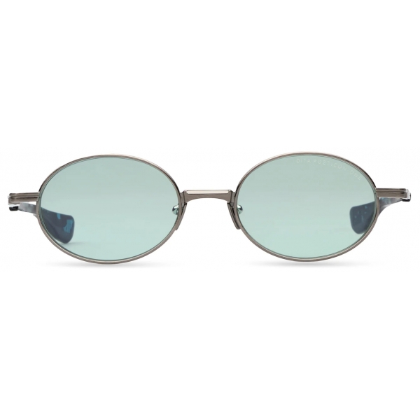 DITA - Poeticon-One Sunglasses - Canna di Fucile Scura Spazzolata Menta - DTS178 - Occhiali da Sole - DITA Eyewear
