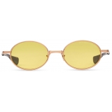 DITA - Poeticon-One Sunglasses - Oro Rosa Spazzolato Ambra Chiaro - DTS178 - Occhiali da Sole - DITA Eyewear