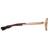 DITA - Poeticon-One Sunglasses - Oro Rosa Spazzolato Ambra Chiaro - DTS178 - Occhiali da Sole - DITA Eyewear