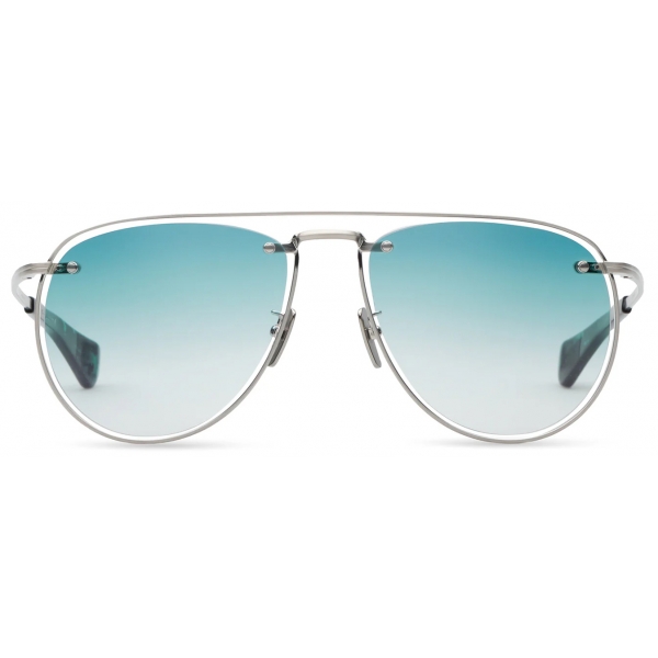 DITA - Systoic-Two Sunglasses - Argento Spazzolato Turchese Sfumato - DTS176 - Occhiali da Sole - DITA Eyewear