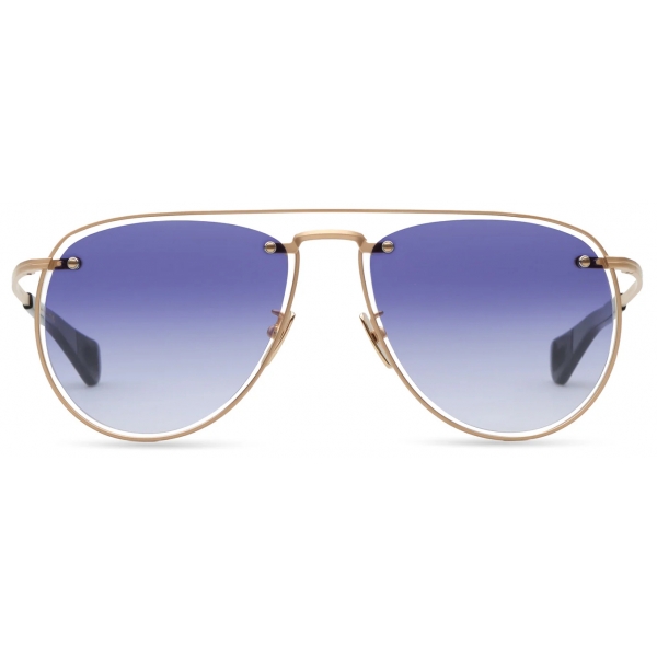 DITA - Systoic-Two Sunglasses - Oro Bianco Opaco Viola Sfumato - DTS176 - Occhiali da Sole - DITA Eyewear