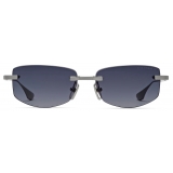 DITA - Trysim.75 Sunglasses - Brushed Raw Titanium Night Blue Gradient - DTS182 - Sunglasses - DITA Eyewear