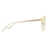 DITA - Lineus-Two Optical Glasses - Vintage Clear - White Gold - DTX730 - Optical Glasses - DITA Eyewear