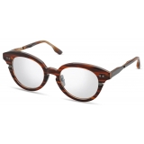 DITA - Lineus-Two Optical Glasses - Chestnut Swirl - Antique Dark Gun