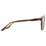 DITA - Lineus-Two Optical Glasses - Chestnut Swirl - Antique Dark Gun