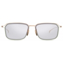DITA - Schema-Five Optical Glasses - White Gold - Grey Crystal - DTX423