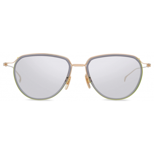 DITA - Schema-Three Optical Glasses - White Gold - Grey Crystal - DTX421