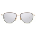 DITA - Schema-Three Optical Glasses - White Gold - Grey Crystal - DTX421