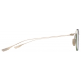 DITA - Schema-Three Optical Glasses - White Gold - Grey Crystal - DTX421