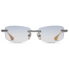 DITA - Trysim.75 Optical Glasses - Argento Antico - Blu Sfumato - DTX182 - Occhiali da Vista