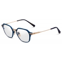 DITA - Union-Three Optical Glasses - Matte Navy - White Gold - DTX425 - Optical Glasses