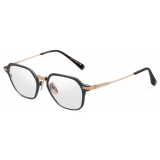 DITA - Union-Three Optical Glasses - Black Iron - White Gold - DTX425 - Optical Glasses