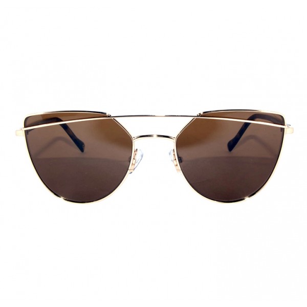 No Logo Eyewear - NOL09947 Sun - Dark Havana and Gold -  Sunglasses