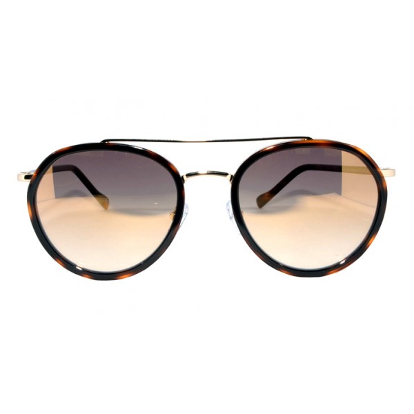 No Logo Eyewear - NOL09954 Sun - Glossy Havana and Shiny Gold - Sunglasses