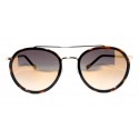 No Logo Eyewear - NOL09954 Sun - Glossy Havana and Shiny Gold - Sunglasses