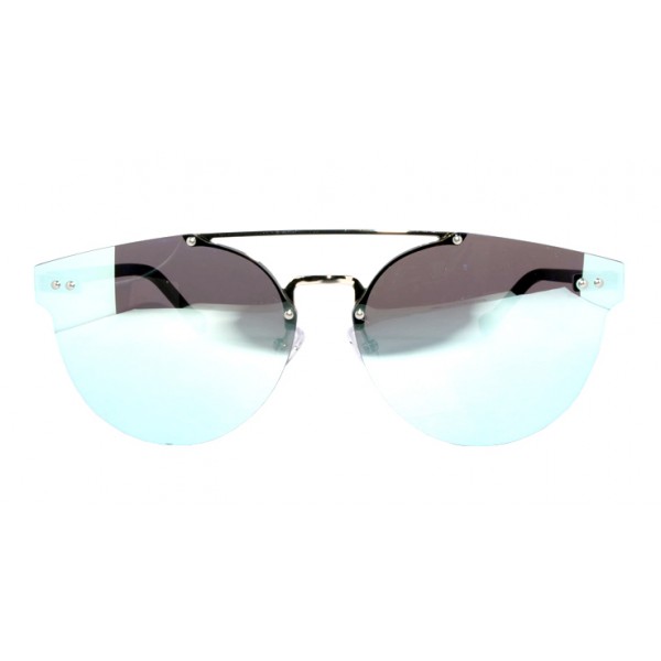 No Logo Eyewear - NOL09963 Sun - Matt Blue and Silver - Sunglasses