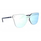 No Logo Eyewear - NOL09962 Sun - Matt Dark Blue and Silver - Sunglasses