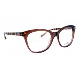 No Logo Eyewear - NOL30175 - Brown Transparent with Yellow Havana Gluing - Eyeglasses