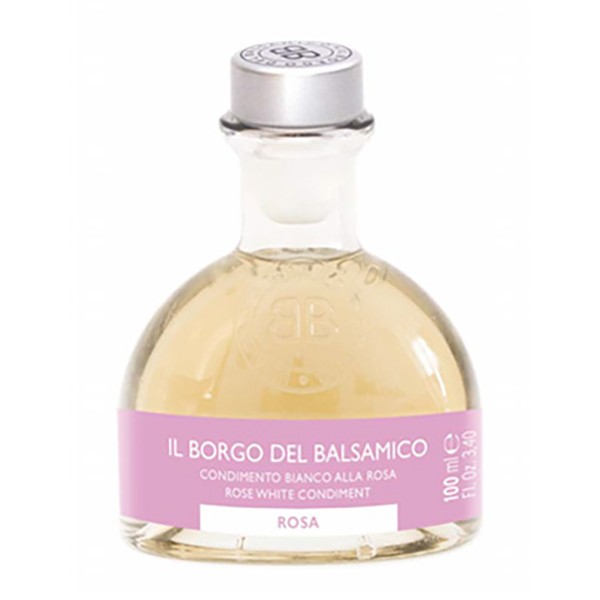 Il Borgo del Balsamico - I Profumati - Condimento Bianco alla Rosa - Aceto del Borgo