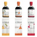 Il Borgo del Balsamico - Balsamic Vinegar of Modena I.G.P. of Dinette - The Three Labels - Balsamic Vinegar of The Borgo