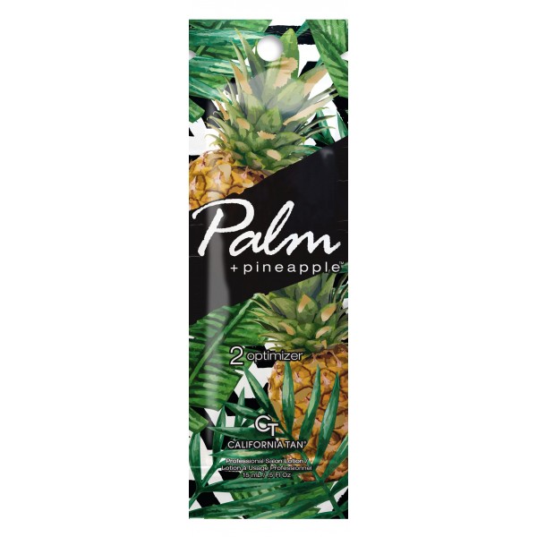 California Tan - Palm + Pineapple™ Optimizer - Step 2 Optimizer - Palm Collection - Professional Tanning Lotion- 15 ml