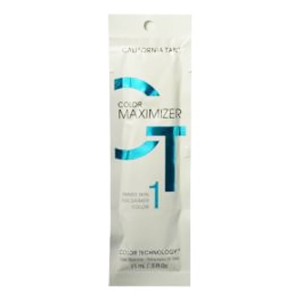 California Tan - Color Maximizer - Step 1 Prepare - CT Sunless Collection - Professional Tanning Lotion - 15 ml