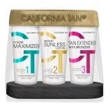 California Tan - Sunless Tanning Kit - Kit da Viaggio - CT Sunless Collection - Lozione Abbronzante Professionale