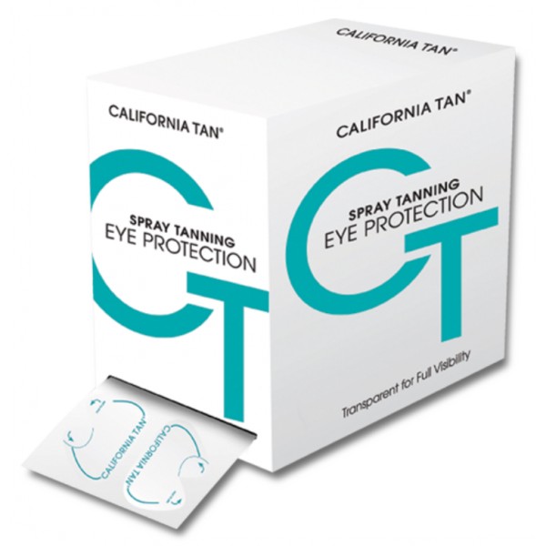 California Tan - CT Clear Disposable Eyewear - Step 1 Prepare - CT Sunless Collection - Professional Tanning Lotion