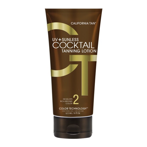 California Tan - UV + Sunless Cocktail Tanning Lotion - Step 2 Develop - CT Sunless Collection - Professional