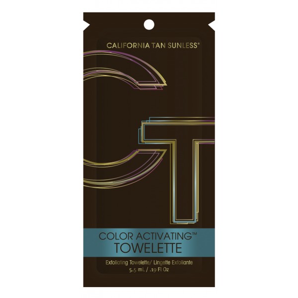 California Tan - Color Activating™ Towelette - Step 1 Prepare - CT Sunless Collection - Professional Tanning Lotion