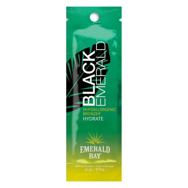 California Tan - Black Emerald® - Hypoallergenic Bronzer - Emerald Bay - Professional Tanning Lotion - 15 ml