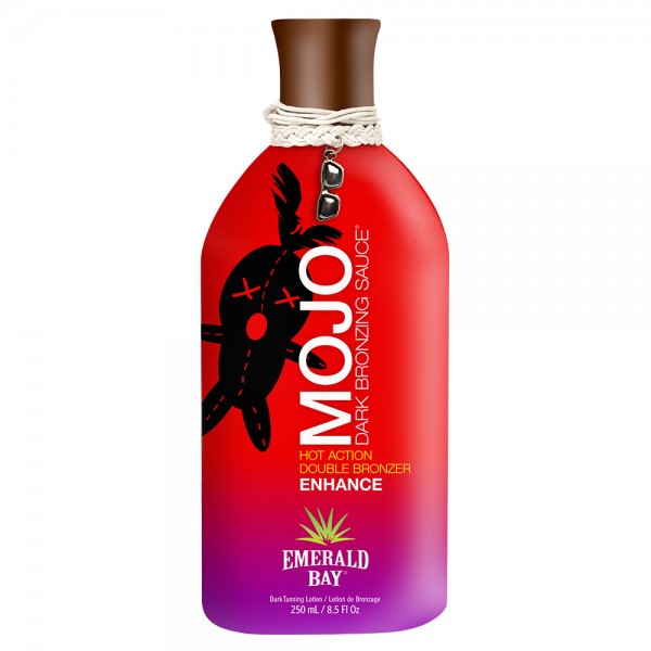 California Tan - Mojo Dark Bronzing Sauce® - Hot Action Double Bronzer - Emerald Bay - Professional Tanning Lotion