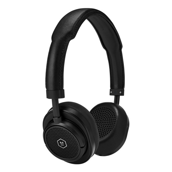 Master & Dynamic - MW50+ - Black Metal / Black Leather - Premium High Quality Wireless 2-in-1 On + Over-Ear Headphones