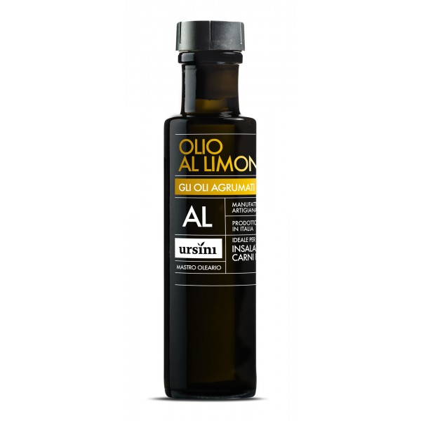 Ursini - Olio al Limone - Oli Agrumati - Olio Extravergine di Oliva Italiano - 100 ml
