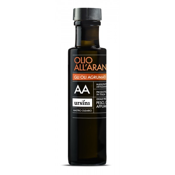Ursini - Olio all'Arancia - Oli Agrumati - Olio Extravergine di Oliva Italiano - 100 ml