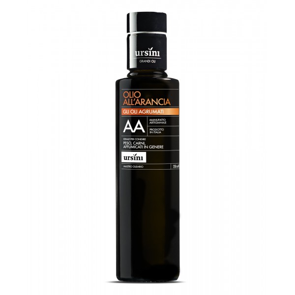 Ursini - Olio all'Arancia - Oli Agrumati - Olio Extravergine di Oliva Italiano - 250 ml