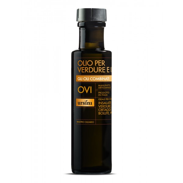 Ursini - Olive Oil for Vegetables and Salads - Combined Oils - Organic Italian Extra Virgin Olive Oil - 100 ml