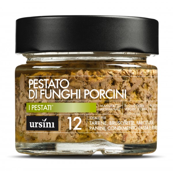 Ursini - Porcini Mushrooms Pestato - 12 - Pestati® - Organic Italian Extra Virgin Olive Oil