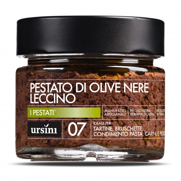 Ursini - Leccino Black Olives Pestato - 07 - Pestati® - Organic Italian Extra Virgin Olive Oil