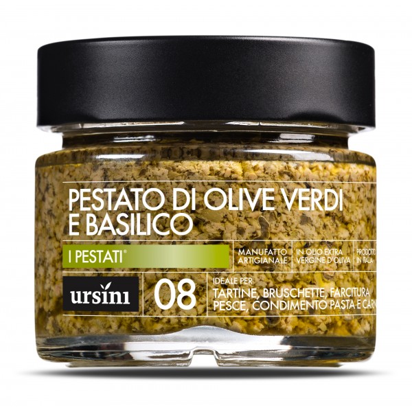 Ursini - Pestato di Olive Verdi e Basilico - 08 - Pestati® - Olio Extravergine di Oliva Italiano