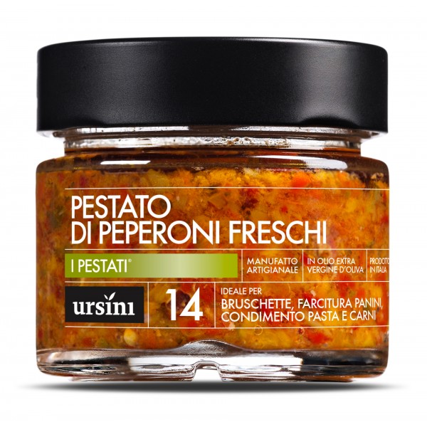 Ursini - Fresh Peppers Pestato - 14 - Pestati® - Organic Italian Extra Virgin Olive Oil