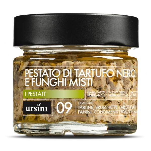 Ursini - Pestato di Tartufo Nero e Funghi Misti - 09 - Pestati® - Olio Extravergine di Oliva Italiano