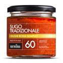 Ursini - Sugo Tradizionale - 60 - I Rossi Semplici - Sughi - Olio Extravergine di Oliva Italiano