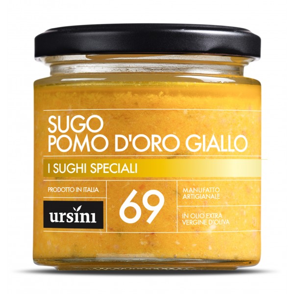 Ursini - Sugo al Pomo d'Oro Giallo - 69 - I Rossi Speciali - Sughi - Olio Extravergine di Oliva Italiano