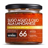 Ursini - “Lancianese” Garlic and Oil Sauce - 66 - Special Red - Sauces - Organic Italian Extra Virgin Olive Oil