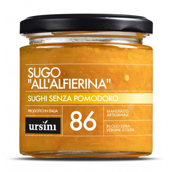 Ursini - Sugo all'Alfierina - 86 - I Senza Pomodoro - Sughi - Olio Extravergine di Oliva Italiano
